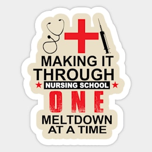 Nursing School Sticker